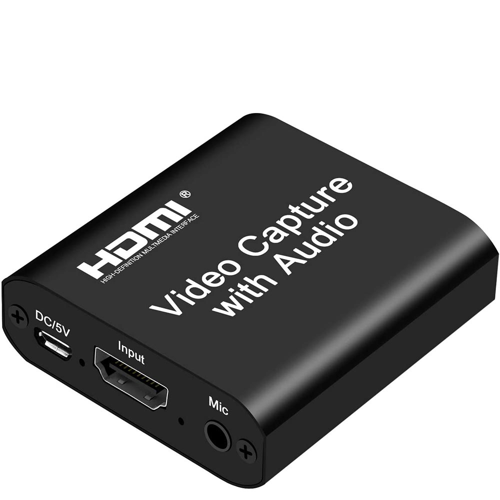 [Free Shipping] Audio Video Capture Card with Audio (Female) Full HD 1080P 30FPS Live Streaming Video Game Grabber Recording Device with HDMI Loopout for PS3/PS4/Xbox One/DSLR/Camcorder/Action Cam