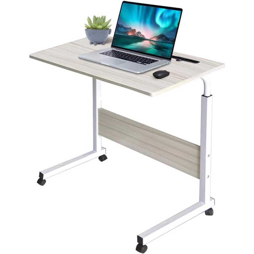 【ナチュラル】パソコンデスク キャスター付きで移動可能ラック付き ワークデスク 楽天市場】パソコンデスク キャスター付き 移動可能ラック付き デスク