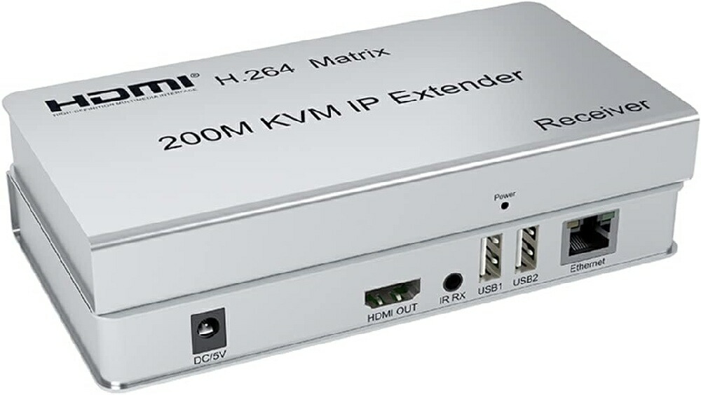 1080p RX TX 200m over Cat6 IP Kvmエクステンダー HDMIマルチポイントからマルチポイント HDMIエクステンダー 送料無料