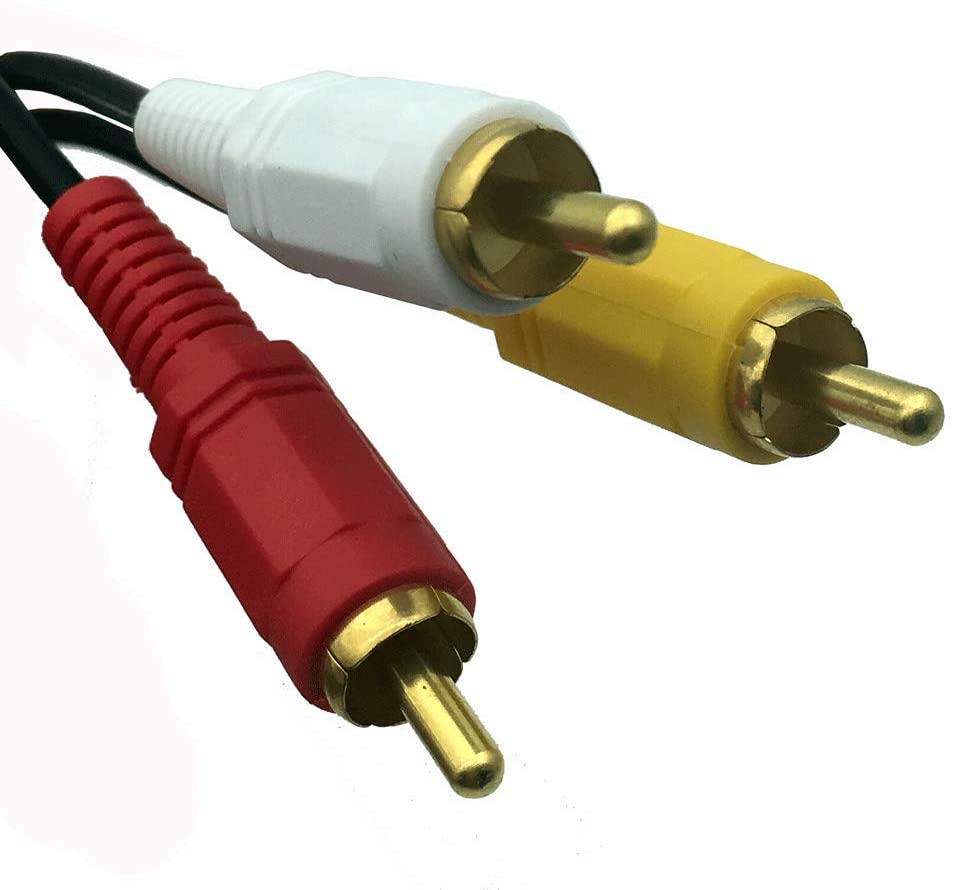 新品送料無料 3m フジパーツ W オーディオケーブル 2ピン-2ピン コンポジット赤白音声RCAケーブル 3ｍ FVC321B 