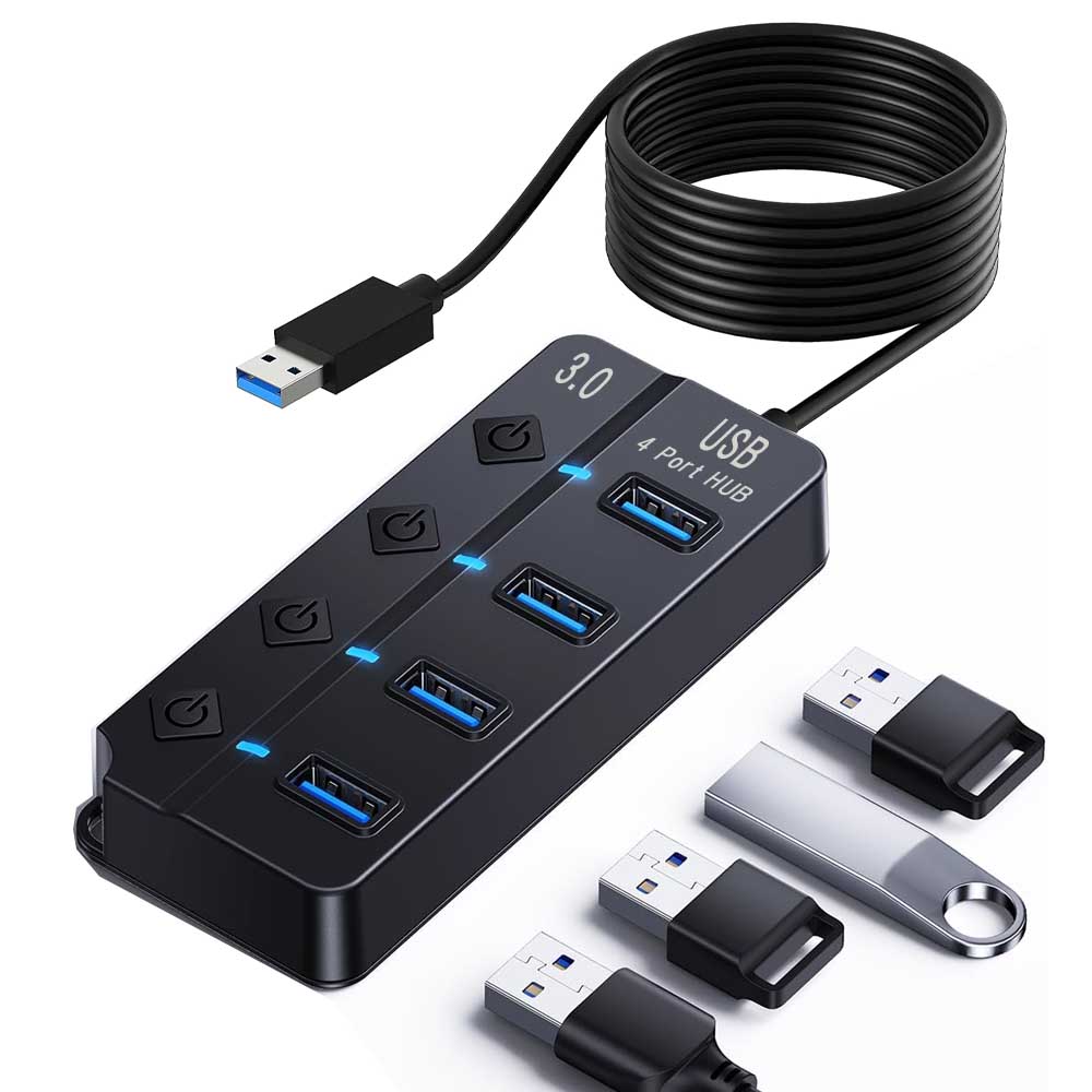 WindowsデスクトップPC USBポート多数 楽天市場】USB ハブ スイッチ付き 3.0 USBハブ USB3.0 4ポート