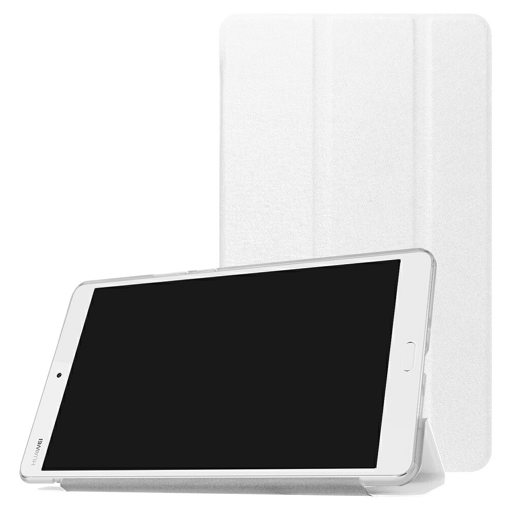 楽天市場 ドコモ D01j タブレットケース Ntt Docomo Dtab Compact D 01j Mediapad M3 8 4 タブレットカバー 三つ折 クリアカバー 超薄 軽量型 スタンド機能 高品質puレザーケース Pcastore
