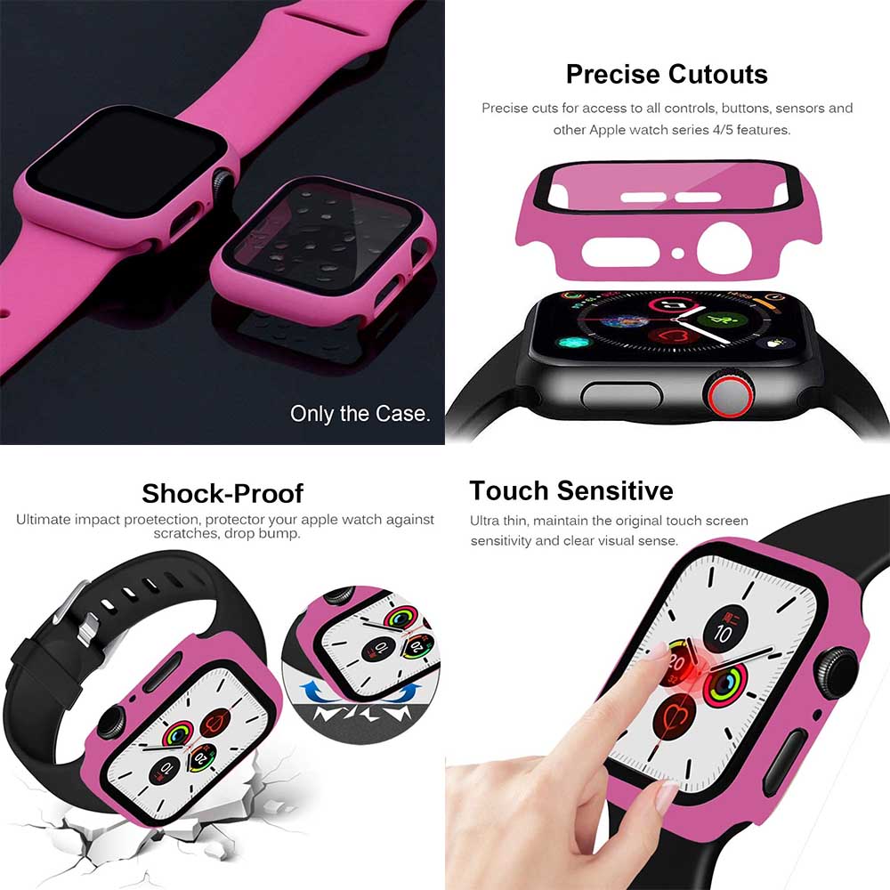 楽天市場 Apple Watch7 用ケース アップルウォッチ保護ケース ガラスフィルム 一体型 アップルウォッチカバーseries7 Seriesse Series4 5 6 Series3 2 1全面保護 高透過率 指紋防止 衝撃吸収 38mm 40mm 42mm 44mm 41mm 45mmサイズ選べる Pcatec