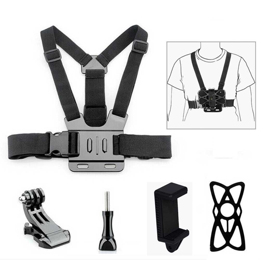 楽天市場】Gopro スマホチェストマウント5点セット スマホ脱落防止ゴム