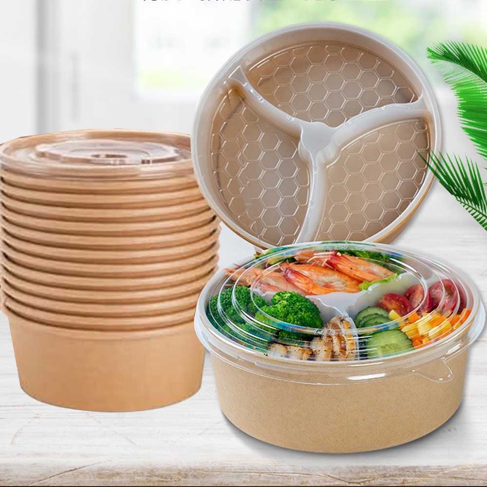 楽天市場】使い捨て弁当箱 透明蓋 セット 50枚 3つ仕切 4つ仕切