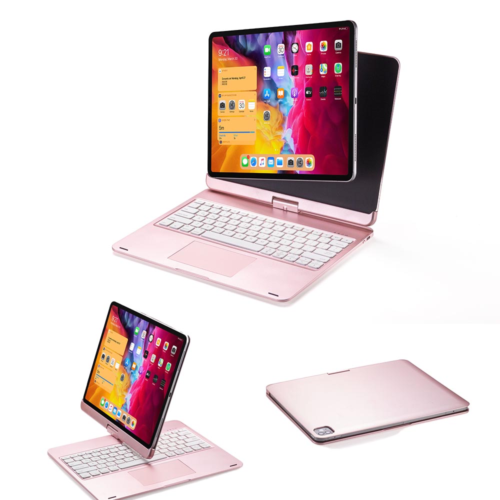 ランキングtop5 あす楽 Ipad Pro 12 9 第3世代 第4世代 360度回転 タッチパッドキーボード磁力吸着カバー ワイヤレスbluetoothキーボード リチウムバッテリー内蔵 人気 かっこいい リモートワーク最適 Qdtek Vn