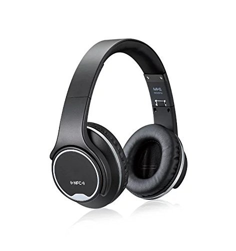 【送料無料】2in1 ワイヤレス ノイズキャンセリング Bluetooth ヘッドホン＆スピーカー ANC 有線-無線 ヘッドフォン 密閉型 高音質 遮音 内蔵マイク 折りたたみ ハンズフリー通話可能 PC/Mac/スマートホン/iPhone/Android 対応 DOQAUS New Model:V2