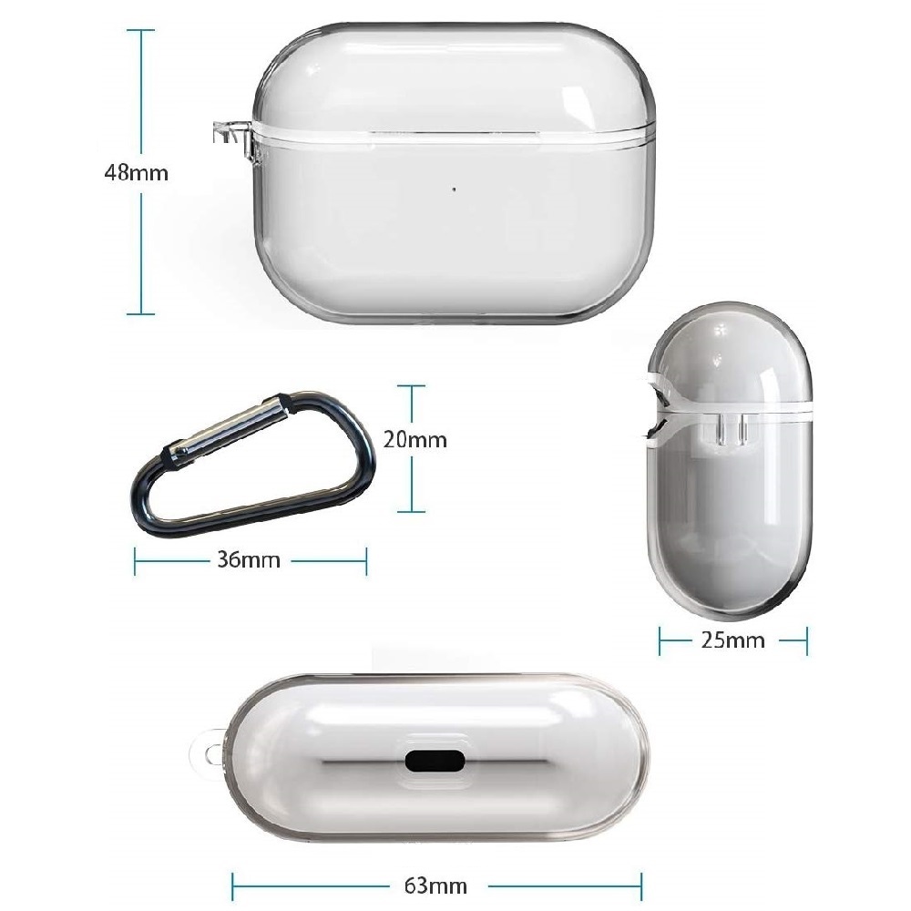 好評につき延長 ハードケース Airpods Pro クリア 防水 シンプル 保護 激安ブランド