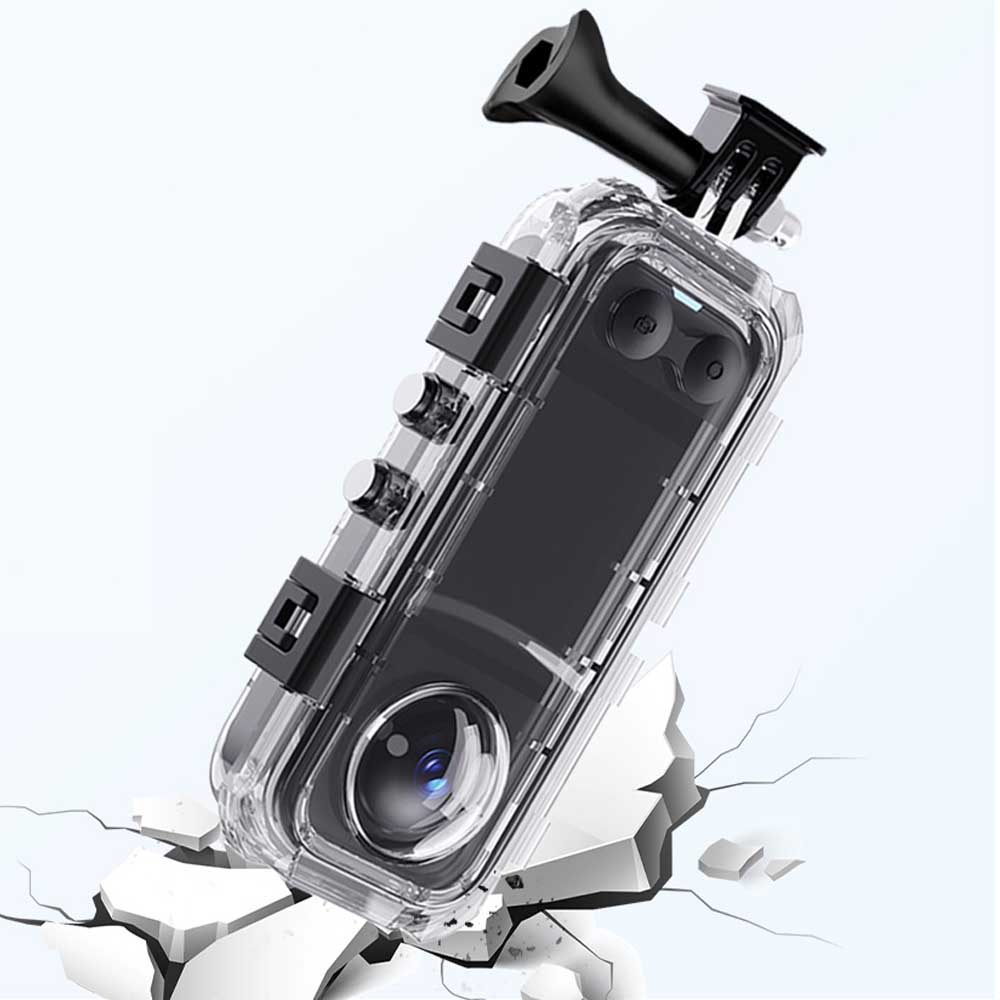 【楽天市場】【送料無料】insta360 X4 / insta360 X5 用 防水ハウジングケース ダイブハウジング 防水 防塵 保護ケース ...