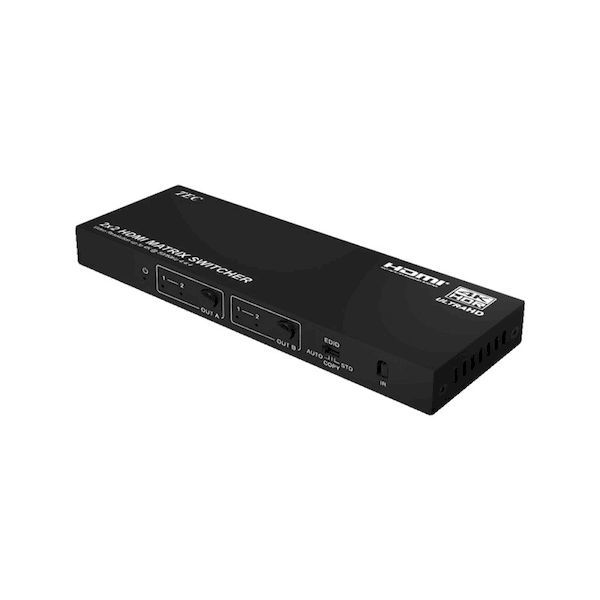 TEC テック THD22MSP-4K60　4K対応　HDMI切替器 2入力2出力 マトリクス切替器　接続　ゲーム機画像