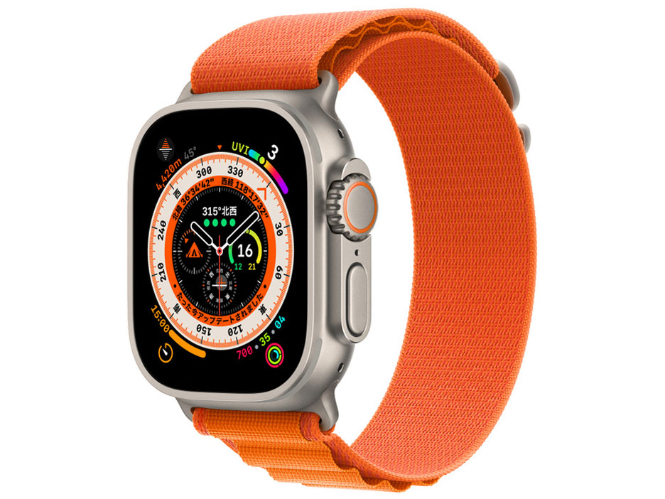 素敵でユニークな Apple Watch Ultra GPS+Cellularモデル 49mm MNHH3J