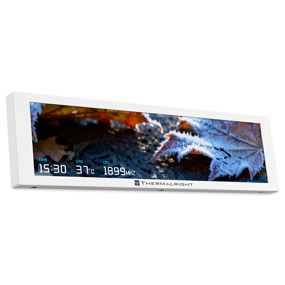 Thermalright Trofeo Vision 9.16in LCD-白いこと [TH-TV916LCD-WH]