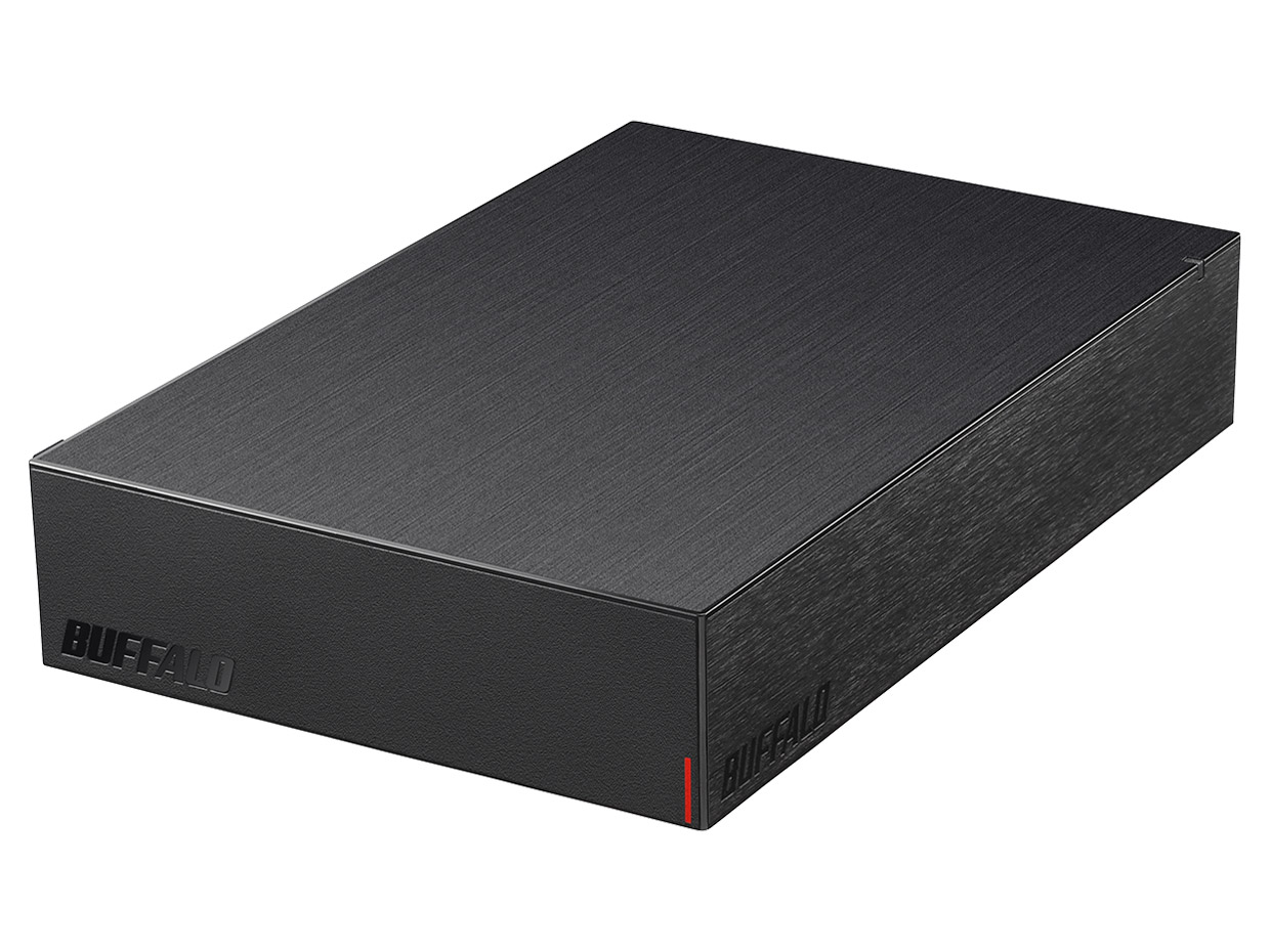 BUFFALO USB3.2(Gen.1)対応外付けHDD 6TB-ブラック [HD-LE6U3-BB]｜PC DEPOT