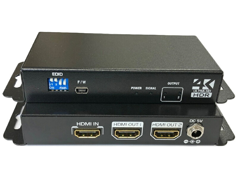 【送料無料】エイム電子 AVS2-18G102 4K/ 60p(18Gbps)対応 HDMIスプリッター 1入力/ 2出力【在庫目安:お取り寄せ】|デジタル百貨店PodPark店