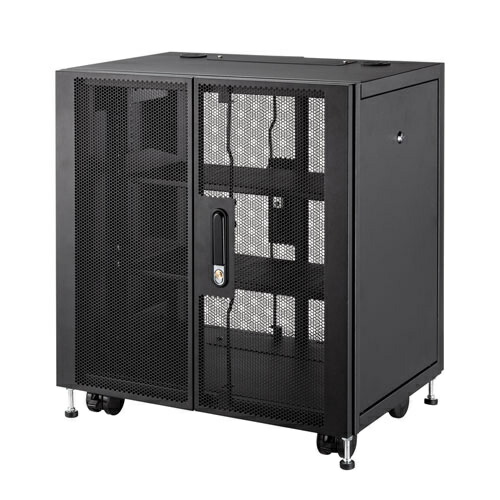 【貨物輸送無料】サンワサプライ CP-SVCBOX4BK 小型19inマウントボックス席（12U D450）【店卸し資産準拠集団:お取り寄せ】
