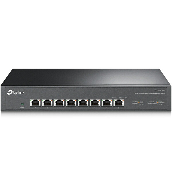 【店卸し資産準拠集団:あり】【貨物輸送無料】TP-LINK TL-SX1008(UN) 8界面 10G 事務机とっ始め/ 仕合わせマウント 取り替えっこ