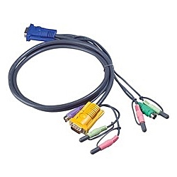 【送料無料】 ATEN 2L-5305P PS/ 2 オーディオ KVMケーブル 5m SPHD KVM用 【在庫目安:お取り寄せ】| パソコン周辺機器 KVMケーブル KVM ケーブル PC パソコン