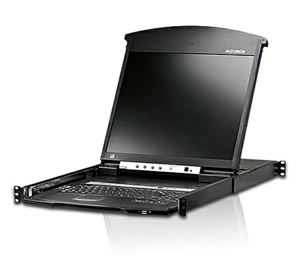 【貨物輸送無料】ATEN KL1516AiMJJL 17inLCD デュアル横すべり 16界面 Over IP Cat5 KVMドロワー ロング軌跡【店卸し資産準拠集団:お取り寄せ】| 事務室 事務室調度品