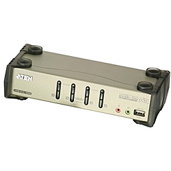 【送料無料】ATEN CS1734B マルチインターフェース 4ポート KVMPスイッチ USB 2.0ハブ【在庫目安:お取り寄せ】|デジタル百貨店PodPark店