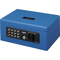 【送料無料】 コクヨ CB-T11B 手提げ金庫(テンキー付き) A4 青 【在庫目安:お取り寄せ】| サプライ 盗難防止 盗難 防止 セキュリティ