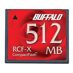 【送料無料】 バッファロー RCF-X512MY コンパクトフラッシュ ハイコストパフォーマンスモデル 512MB 【在庫目安:僅少】