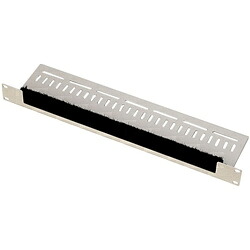【送料無料】 摂津金属工業 NPBR-1UWG 1Uブラシ付パネル ホワイトグレイ 【在庫目安:お取り寄せ】| オフィス オフィス家具 サーバーラック用ケーブル ケーブル サーバー ラック サプライ 10,425円