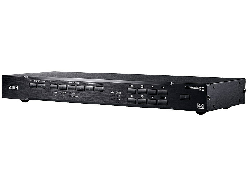 【送料無料】 ATEN VP1920 9入力2出力プレゼンマトリックススイッチャー（4K対応） 【在庫目安:お取り寄せ】 119,268円