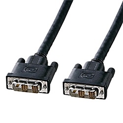 【送料無料】 サンワサプライ KC-DVI-100G DVIシングルリンクケーブル（10m） 【在庫目安:お取り寄せ】| パソコン周辺機器 DVIケーブル DVI モニタ ディスプレイ 液晶ディスプレイ