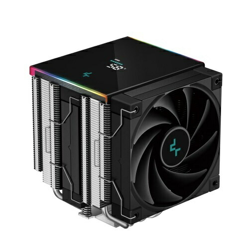 【送料無料】 Deepcool R-AK620-BKADMN-GJD AK620 DIGITAL SE/ デュアルタワー型空冷CPUクーラー/ ブラック/ デジタルパネル搭載/ CTT 2.0/ 「FK120」ファン/ Intel LGA1851/ 1700/ 1200/ 1151/ 1150/ 1155/ AMD AM5/ AM4対応