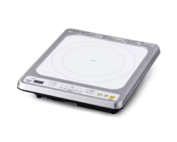 【送料無料】 アイリスオーヤマ IHC-B123-W 1口ビルトインIH （200V) ホワイト 【在庫目安:お取り寄せ】