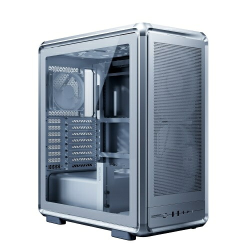 【送料無料】 CoolerMaster MF500M-SHNN-S00 MasterFrame 500 Mesh Silver/ ATXケース/ シルバー/ モジュラー式内部設計/ フロント200mmファン2基標準搭載/ 360mmラジエーター対応/ 大型GPU対応/ E-ATXマザーボード対応