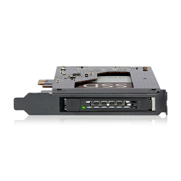 【送料無料】 ICY DOCK MB839SP-B ICYDOCK　2.5インチSATA HDD/ SSD搭載用リムーバブルアダプタ PCIe 2.0 x1スロット対応 【在庫目安:お取り寄せ】