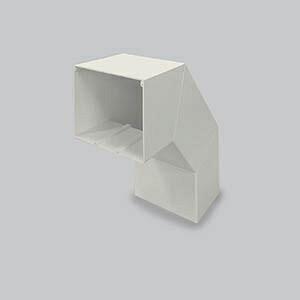 【送料無料】 サンテレホン MDLS7153 外大マガリ 7号150型 ミルキー 【在庫目安:お取り寄せ】| サプライ 配線保護 配線 保護 ケーブル オプション カバー モジュール モール 収納