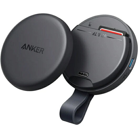【送料無料】 アンカー・ジャパン A83D1NA1 Anker MagGo USB-C カードリーダー (3-in-1 10Gbps) ブラック 【在庫目安:お取り寄せ】| パソコン周辺機器
