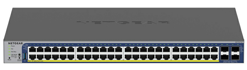 【貨物輸送無料】NETGEAR GS752TXP-300JPS GS752TXPv3 ギガ48界面 SFP+x4 引き上げる繋がり PoE+相応うスマートクラウドスイッチ【店卸し資産引き合い:少ない】