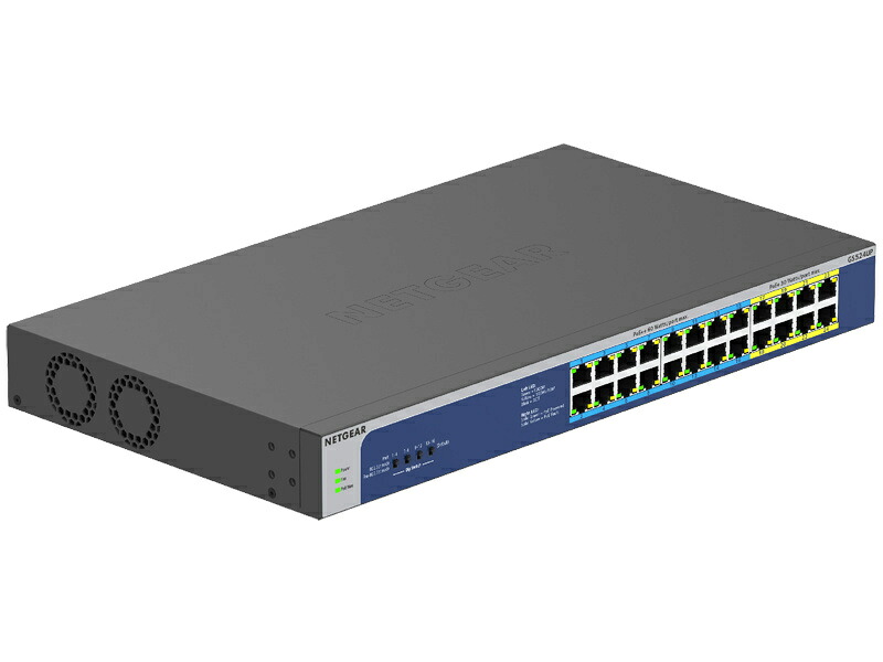 【貨物輸送無料】NETGEAR GS524UP-100AJS Ultra60 PoE+相応う(480W)ギガビット24界面 アンマネージスイッチ【店卸し資産引き合い:少ない】 その他-パソコン・周辺機器-ネットワーク機器