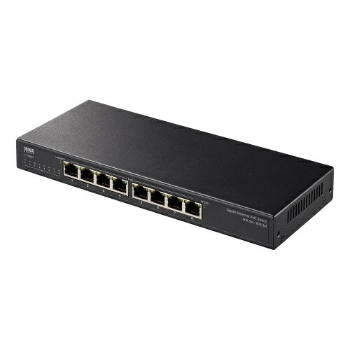 【送料無料】 サンワサプライ LAN-GIGAPOE82 ギガビット対応PoEスイッチングハブ（8ポート） 【在庫目安:お取り寄せ】| パソコン周辺機器