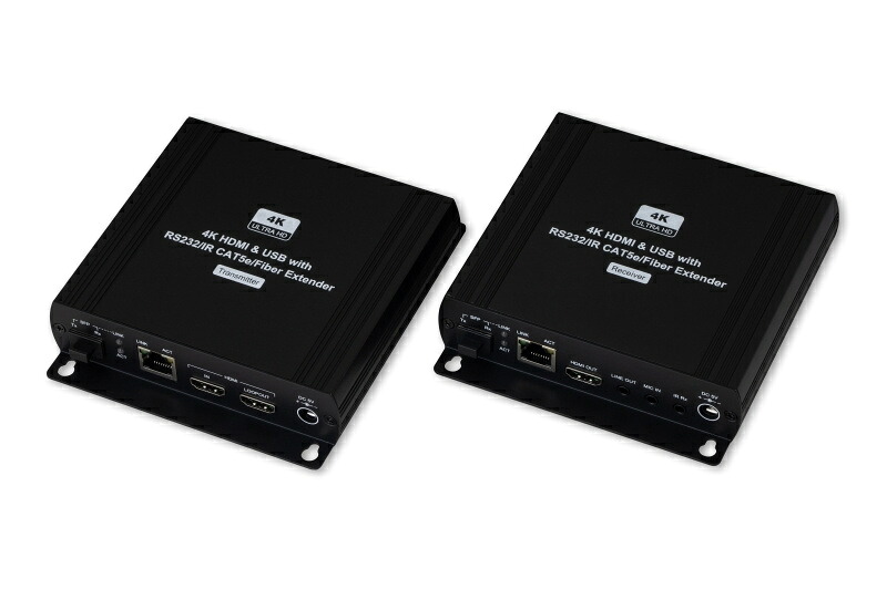 【貨物輸送無料】ラウンド HKM01TR KVMエクステンダー（HDMI/ USB、4K相応う）【店卸し資産準拠集団:お取り寄せ】| マイコン境界線の外側備品 練りあわせるエクステンダー エクステンダー パソコン マイコン