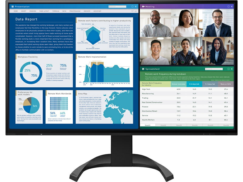 【送料無料】EIZO EV3240X-BK 液晶ディスプレイ 31.5型/ 3840&times;2160/ HDMI&times;2、DisplayPort、USB Type-C/ ブラック/ スピーカー：あり【在庫目安:僅少】｜デジタル百貨店PodPark店