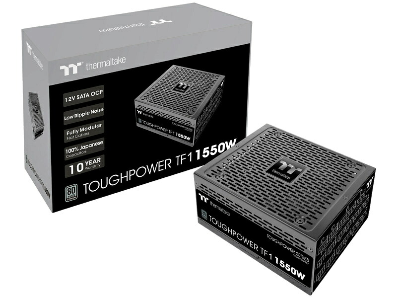 【貨物輸送無料】Thermaltake なおなお書き-TPD-1550FNFATJ-1 ワット数社会的単位 TOUGHPOWER TF1 1550W -TITANIUM-【店卸し資産準拠集団:お取り寄せ】