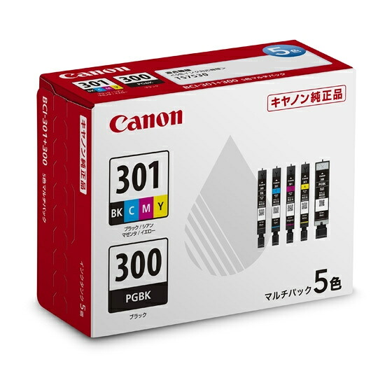 【送料無料】Canon 5335C001 インクタンク BCI-301+300/ 5MP マルチパック【在庫目安:僅少】| 複合機 インク｜デジタル百貨店PodPark店
