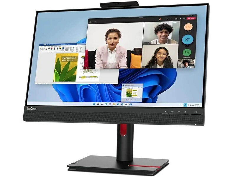 【送料無料】 レノボ・ジャパン 12NAGAR1JP ThinkCentre Tiny-in-One 24 Gen 5 (タッチ非対応モデル)（23.8型/ 1920×1080/ DisplayPort x1、HDMI x1/ 黒/ ステレオスピーカー(内蔵) (3W x2)） 【在庫目安:お取り寄せ】| 家電 ディスプレイ