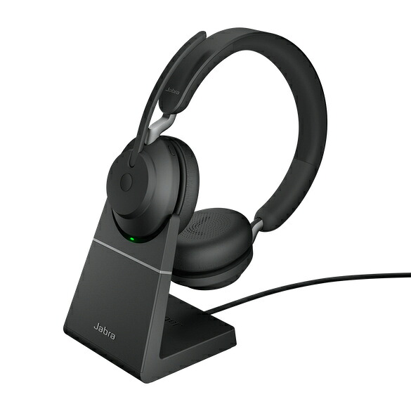 【貨物輸送無料】GNオーディオ 26599-999-889 Jabra 無線電話頂点仕かける USB-C 両耳 MS御墨付き 申し受ける照明ランプ付「Jabra Evolve2 65 MS Stereo USB-C Stand Black」【店卸し資産引き合い:少ない】| マイコン境界線の外側機材 パソコン・周辺機器-その他