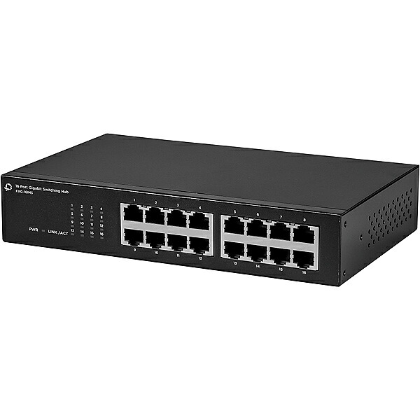 【貨物輸送無料】PLANEX FXG-16IM5 Giga相応う 16界面 ワット数内蔵スイッチングこしき（金属元素筐体）【店卸し資産標準尺度:少ない】