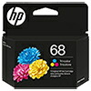 【在庫目安:あり】【送料無料】 7FP20TA HP68 インクカートリッジ カラー