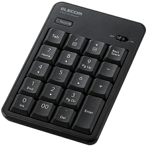 【貨物輸送無料】ELECOM TK-TBM023SKBK テンキーパッド/ Bluetooth/ 静音心積もり/ 抗菌/ 黒いこと【店卸し資産引き合い:お取り寄せ】 その他-パソコン・周辺機器-マウス・キーボード・入力機器
