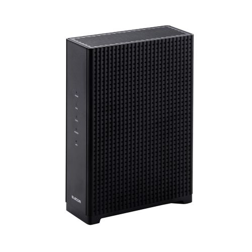 【貨物輸送無料】ELECOM WRC-BE65QSD-B 無線電話ルータ親機/ Wi-Fi7/ 5765+688Mbps/ 有線2.5Gbps/ F-Secure/ EasyMesh【店卸し資産引き合い:お取り寄せ】