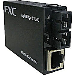 【貨物輸送無料】FXC LEX1842-02 RJ-45 to 100BASE-FX（SC）MMF 媒体変換器【店卸し資産準拠集団:少ない】