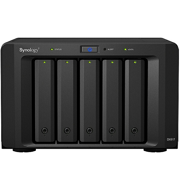 【送料無料】 Synology DiskExpansion DX517 5ベイ拡張ユニット HDD非搭載モデル 【在庫目安:お取り寄せ】| パソコン周辺機器 ネットワークストレージ ネットワーク ストレージ オプション 増設 交換