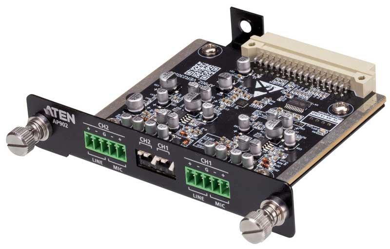 【送料無料】 AP902 ATEN DSPパワーアンプ APシリーズ用 Mic/ Line プリアンプ拡張カード 【在庫目安:お取り寄せ】